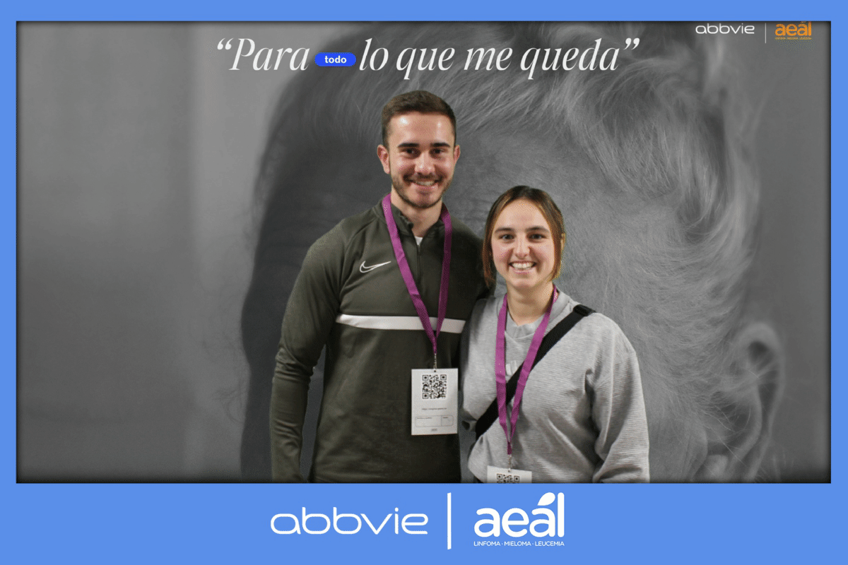 Foto del photobooth del 20 Congreso Iberoamericano de Pacientes con Cáncer